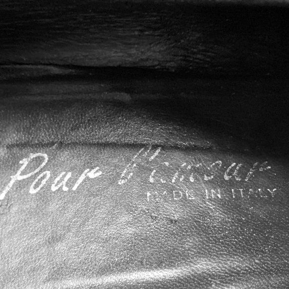 Pour L'Amour Italian Cognac‎ Leather Pointed Mid Calf Zip Boots - Picture 2 of 15